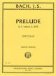 Prelude C Minor BWV999 : Cello Solo (International)