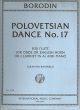 Polovtsian Dances Flute ( Or Oboe English Horn Clarinet In A) & Piano