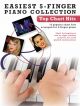 Easiest  5 Finger Piano Collection: Top Chart Hits: 15 Popular: Piano