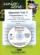 Quartets Volume 3: 4 Euphoniums (Treble Clef) With CD