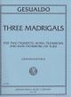 Three Madrigals: Brass Ensemble: Score And Parts