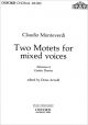 Two Motets For Mixed Voices: Vocal Score (OUP)