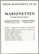 Marionettes, Op. 54: Piano Solo (Simrock)