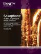 Trinity Saxophone & Jazz Saxophone Scales Arpeggios & Exercises Grades 1-8 From 2015