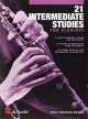 21 Intermediate Studies For Clarinet