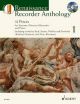Renaissance Recorder Anthology Vol.1 32 Pieces For Descant Recorder & Piano Book & CD
