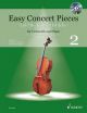 Easy Concert Pieces 2: Cello & Piano Book & CD (Schott)