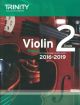 OLD STOCK Trinity College London Violin Grade 2 Violin & Piano 2016-2019