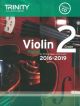 OLD STOCK Trinity College London Violin Grade 2 Violin & Piano & Cd 2016-2019