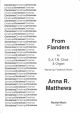 From Flanders: Vocal SATB And Organ