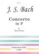 Oboe Concerto  F: Oboe & Piano (Ema)