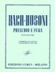 Prelude & Fugue For Piano (arr Busoni) (Curci/Peters)