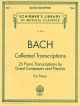 Collected Transcriptions: Piano (Schirmer)