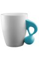 Music Mug With Blue Quaver Handle