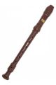 Descant Recorder Pure Tone Kids Brown With Carry Bag And Cleaning Stick