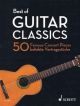 Best Of Guitar Classics: 50 Famous Concert Pieces (Schott)