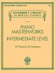 Schirmer's Library Of Musical Classics Volume 2110: Piano Masterworks - Intermediate Level