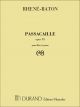 Passacaille Opus 35: Flute and Piano: (Durand)