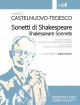 Sonetti di Shakespeare / Shakespeare Sonnets: VOICE & PIANO: (Angelo Gilardino )
