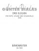 Elegies (3). : Mixed Ensemble: (Barenreiter)