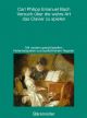 Versuch uber wahre Art das Clavier zu spielen Facsimile reprint of the 1753 & 1762 editions (G).: Bo