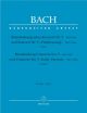 Brandenburg Concerto No.5 in D (BWV 1050) and Original Version (BWV 1050a) (Urtext).: Large Score Pa