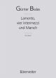 Lament, 4 Intermezzo & March (1983/86). : Piano: (Barenreiter)