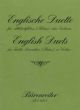 English Duets.  43 Pieces written around 1700. : 2 Treble Recorders: (Barenreiter)