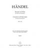 Concerto for Harp in B-flat (HWV 294) (Urtext). : Organ: (Barenreiter)