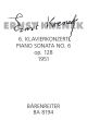 Piano Sonata No.6, Op.128 (1951). : Piano: (Barenreiter)