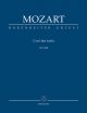 Cosi fan tutte (complete opera) (It-G) (K.588) (Urtext). : Study score: (Barenreiter)