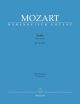 Zaide (complete opera) (Das Serail) (G) (K.344) (K.336b) (Urtext). : Vocal Score: (Barenreiter)