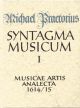 Syntagma musicum, Vol. 1.  Musicae artis analecta. : Book: (Barenreiter)