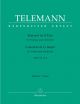 Concerto for Violin in G (TWV 51: G8) (Urtext). : Large Score Paperback: (Barenreiter)