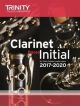 Trinity College London Clarinet Exam Pieces Initial 2017–2022 (score & Part)