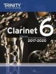 Trinity College London Clarinet Exam Pieces Grade 6 2017–2022 (score & Part)