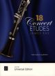 18 Concert Etudes For Clarinet (James Rae)  (Universal)