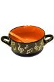 Music Note Bowl With Spoon - Orange
