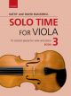 Solo Time For Viola Book 3: 15 Concert Pieces (Blackwell) (OUP)