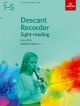 ABRSM Descant Recorder Sight-Reading Tests Grades 1–5 From 2018