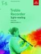 ABRSM  Treble Recorder Sight-Reading Tests Grades 1–5 From 2018