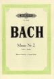 Mass In A Major: Bwv234: Vocal Score (Peters)