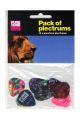 Plectrum Pack Of 10 Assorted Pure Tone