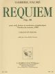 Requiem: Op 48: Vocal Score & Piano: SATB (Leduc)