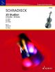 25 Studies Op.1 For Violin (Bergman) (Schott)