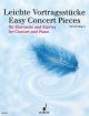 Easy Concert Pieces For Clarinet & Piano (Schott)