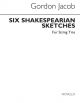 Six Shakespearian Sketches String Trio (Parts)
