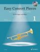 Easy Concert Pieces 1: Trumpet & Piano: Book & Cd (Schott)