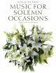 Music For Solemn Occasions: Solo Piano