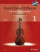 Easy Concert Pieces 1: Violin & Piano: Book & CD (Schott)